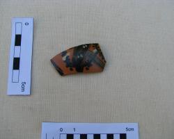 Fragment naczynia czarnofigurowego / fragment of a black-figure vessel